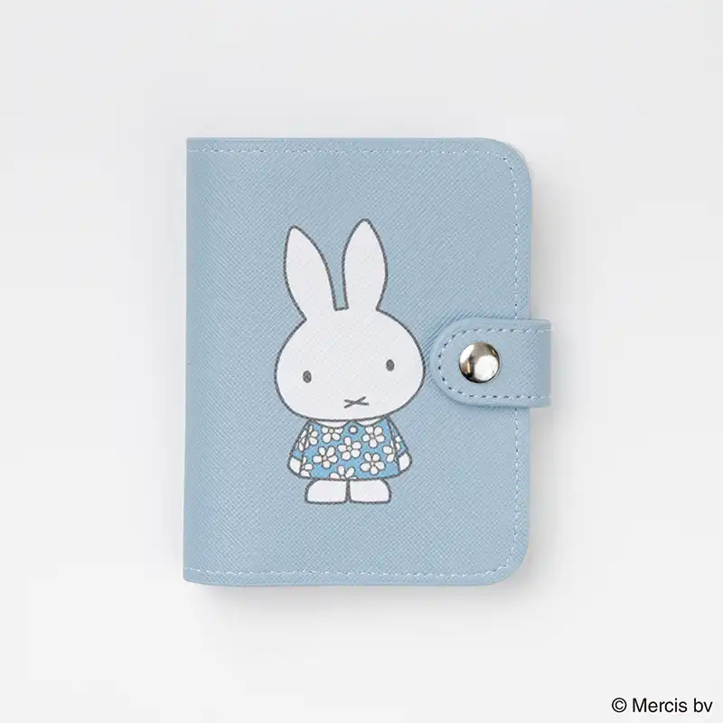 miffy ミッフィー MIFFY BLUE FLOWER カードケース ブルー/MIFF-212C